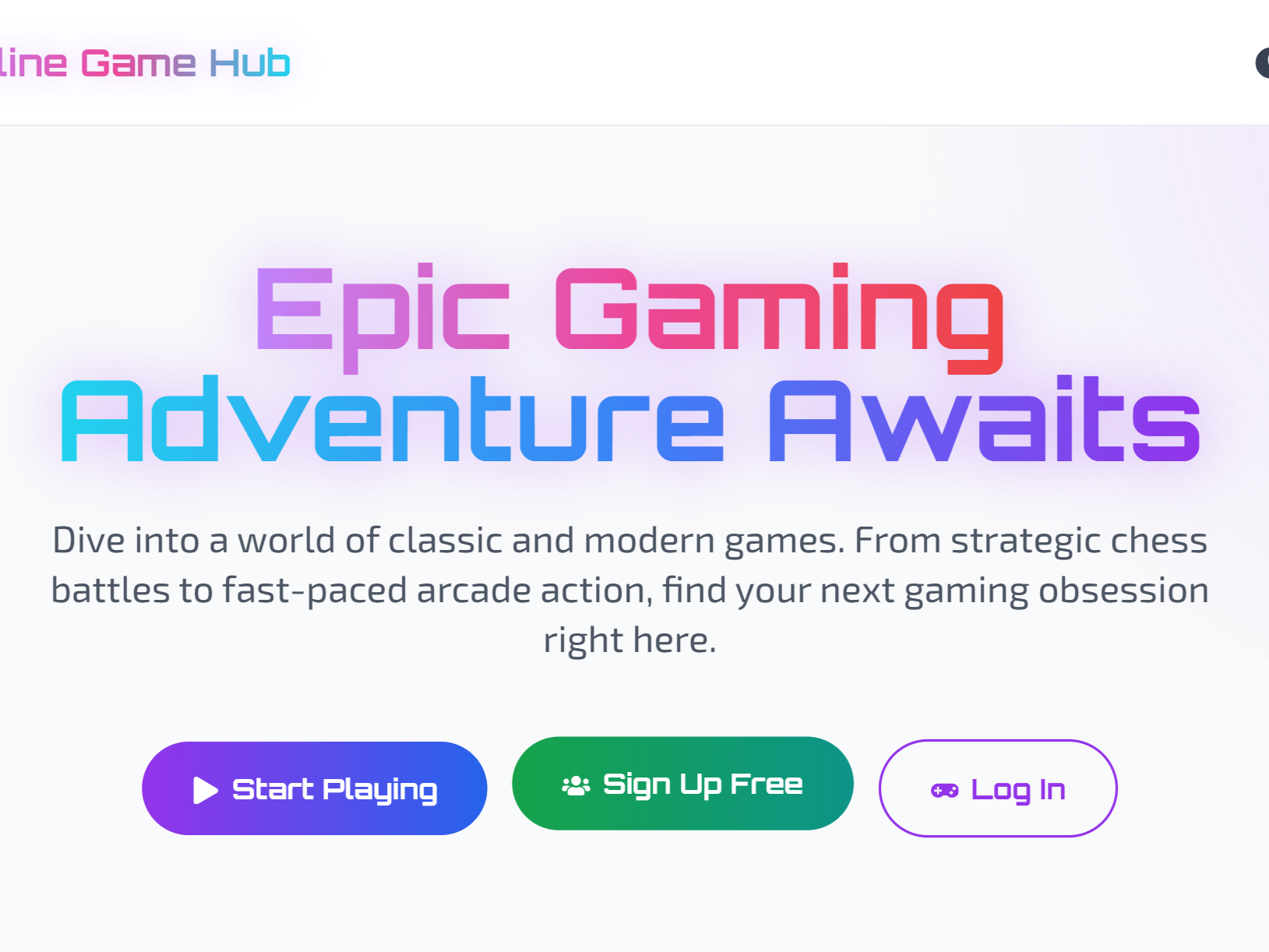 Online Game Hub